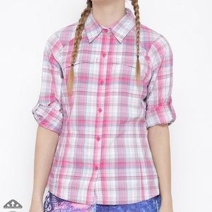 Columbia Silver Ridge shirt XS, womens hiking shirt, Columbia fishing shirt, xs